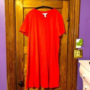Addition Elle coral t-shirt Dress